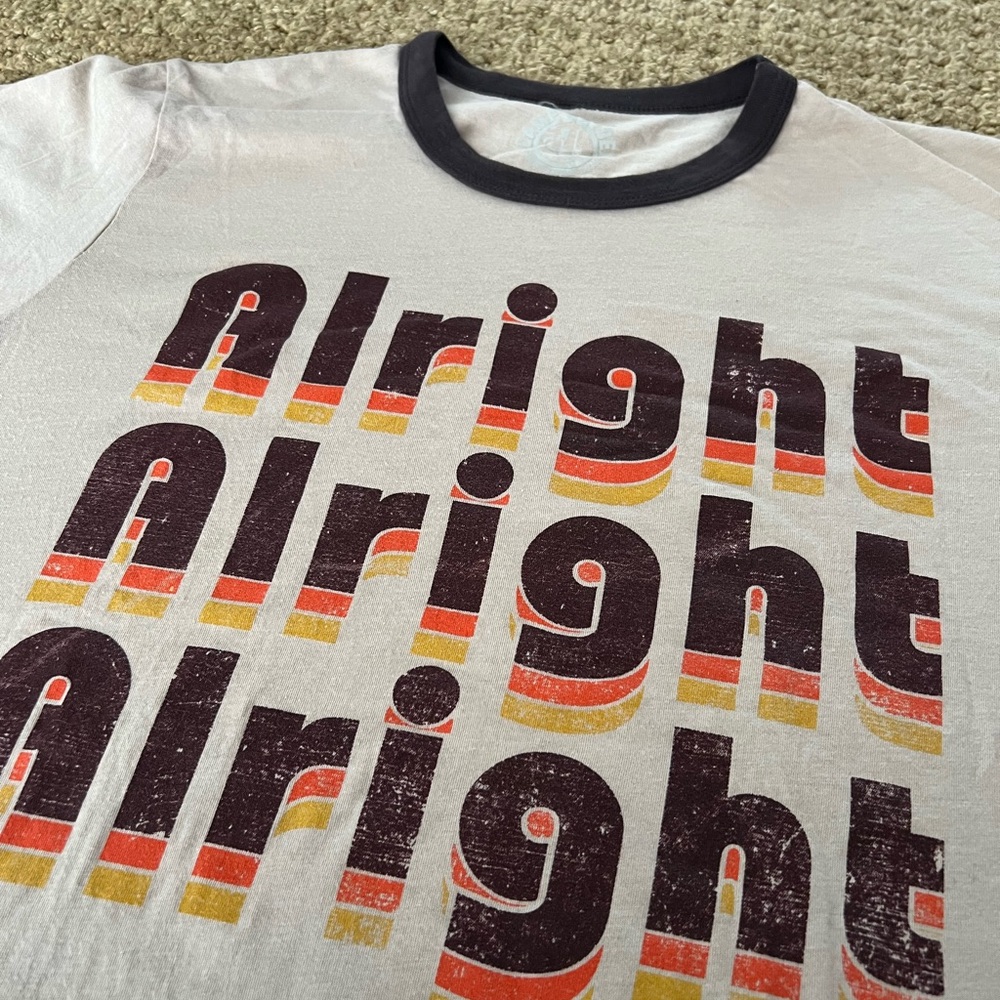 Alright Alright Alright T-Shirt - Picture 2 of 3